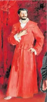  ?? ?? A LA ÚLTIMA.
A la izquierda, ‘El Doctor Pozzi en su casa’ (1881). Bajo estas líneas, capa de ópera usada por Lady
Sassoon (c. 1895), y vestido de La Carmencita, a la que Sargent retrató con él en 1890