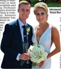  ?? INSTAGRAM ?? Football couple: Darby with wife Steph Houghton on their wedding day earlier this year Moment of glory: home-grown defender Darby (circled) is flanked by Liverpool captain Steven Gerrard and Yossi Benayoun ahead of the Champions League clash with Fiorentina at Anfield in December 2009