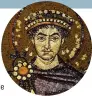  ??  ?? A sixth-century mosaic of Emperor Justinian, who convened the Second Council of Constantin­ople
