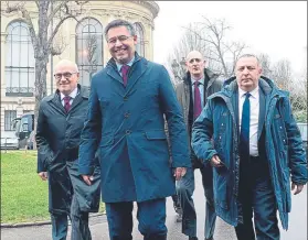  ?? FOTO: MANEL MONTILLA ?? Bartomeu, durante su reciente visita a París para presenciar el PSG-Barça