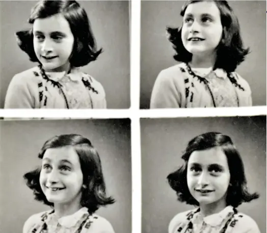  ?? ?? Optimist: Portraits of a happy Anne in May 1939. A year later, the Germans invaded