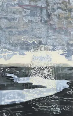  ?? ?? Eugenie Vronskya, Prayer Dissent, oil pigment on canvas, 62 x 51 cm