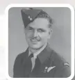  ??  ?? James Woolnough Sgt. James(Bud) Woolnough, RCAF, Tail gunner in Lancaster bomber, WWII.
