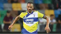  ?? ?? Leonardo Bonucci, difensore della Juventus