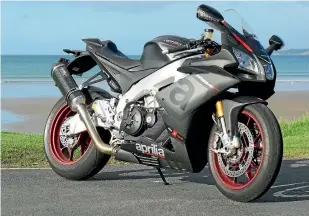  ??  ?? Race Pack gives you fully kitted out RSV4 – but costs $32k-plus.