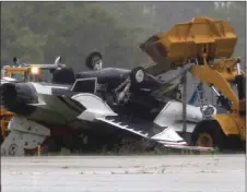  ??  ?? Authoritie­s say a military jet apparently practicing for an Ohio air show has been involved in an accident. AP PHOTO