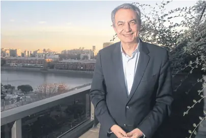  ??  ?? Rodríguez Zapatero dijo que mantiene buen diálogo con la mayor parte de la oposición al chavismo