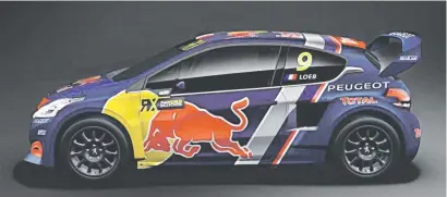  ??  ?? FRENCH ONSLAUGHT. Sebastien Loeb and Timmy Hansen will return as Peugeot’s chosen drivers, with Team Peugeot Total now a full factory entry for World RX.