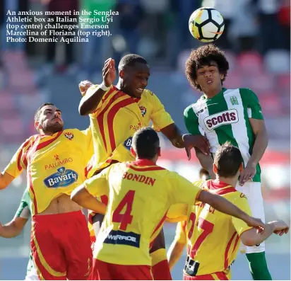  ??  ?? ■
This match offered very little in terms of chances and excitement. A point perhaps serves Senglea Athletic better as they move closer to safety, six points above 12th placed St Andrews in the standings, thanks their tireless workrate with defensive...