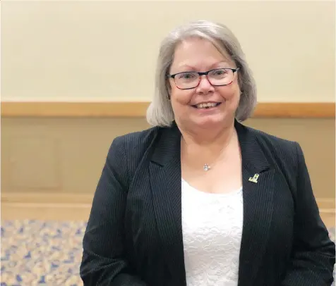  ?? JENNIFER ACKERMAN ?? Lori Johb, who has been secretary-treasurer of the Saskatchew­an Federation of Labour since 2010, is its new president.