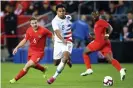  ??  ?? Weston McKennie is now a regular for the USMNT. Photograph: Vaughn Ridley/Getty Images