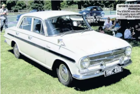  ??  ?? SPORTS SALOON PIONEER