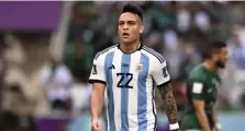  ?? ?? Lautaro Martinez, attaccante argentino in forza all’Inter