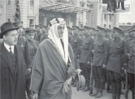  ?? Photo/Supplied ?? The collection includes letters exchanged between Soviet leader Stalin and King Faisal bin Abdul Aziz Al-Saud (right) when he was minister of foreign affairs during the reign of his father.