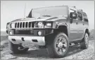  ??  ?? Based on its fuel-consumptio­n rating, this Hummer H2 emits huge amounts of carbon dioxide compared to a Toyota Prius. But that’s only part of the story since pollution is mostly dependent on the driver and how far (and how hard) he or she drives.