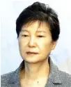  ??  ?? Park Geun-hye