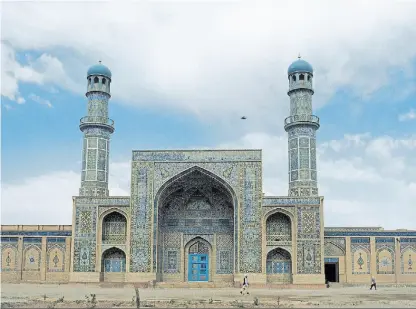  ?? ?? Afganistán. La mezquita principal de Herat, la ciudad nativa de la familia de al-Haraui.