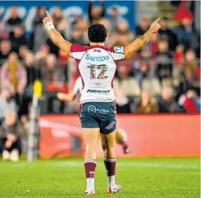  ?? Photo / Photosport ?? Hunter Paisami reacts after the Reds beat the Crusaders last weekend.