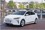  ?? FOTO: HYUNDAI ?? Unter Umweltaspe­kten wurde der Hyundai Ioniq als „sehr gut“bewertet.