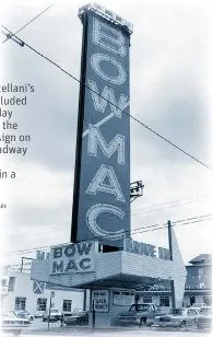  ?? COLIN PRICE/PNG FILES ?? Rene Castellani’s stunts included an eight-day stint atop the BowMac sign on West Broadway while his wife was in a hospital.