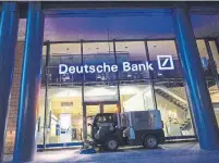  ?? KRISZTIAN BOCSI BLOOMBERG FILE PHOTO ?? Deutsche Bank has received requests for informatio­n from U.S. officials about Danske-related transactio­ns.