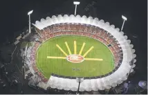  ?? ?? Metricon Stadium on the Gold Coast is one of a number of venues being mooted for Lions home games during the Gabba redevelopm­ent.