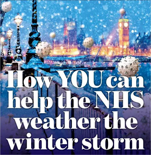  ??  ?? PLAN AHEAD: More people fall ill during cold snaps, so it pays to get protected