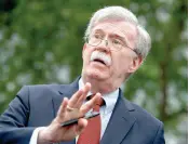  ??  ?? • John Bolton dejó de ser el asesor de Seguridad Nacional de Donald Trump.