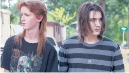  ?? | RLJ/IMAGE ENTERTAINM­ENT ?? Seth Meriwether (left) and James Hamrick play teen murder suspects Jason Baldwin and Damien Echols in “Devil’s Knot.”