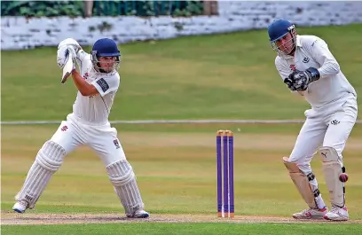  ?? Roger Green ?? ● Southport & Birkdale’s JJ Fielding scored 114 at the weekend to help the club secure another season of cricket in the top flight