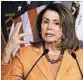  ?? MARK WILSON/GETTY ?? House Minority Leader Nancy Pelosi said the tax plan was a rip-off.