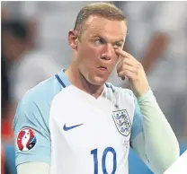  ??  ?? Wayne Rooney at Euro 2016.