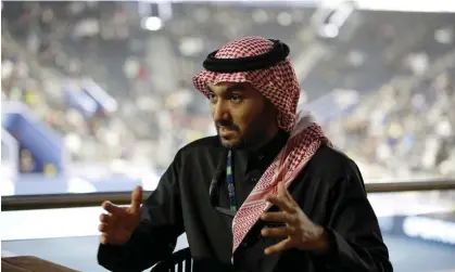  ?? ?? Prince Abdulaziz bin Turki Al Faisal, Saudi Arabia’s sports minister, said his country has a lot of fans of the Premier League. Photograph: Amr Nabil/AP