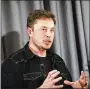  ?? PATRICK T. FALLON/BLOOMBERG ?? Tesla CEO Elon Musk in Los Angeles on May 17.