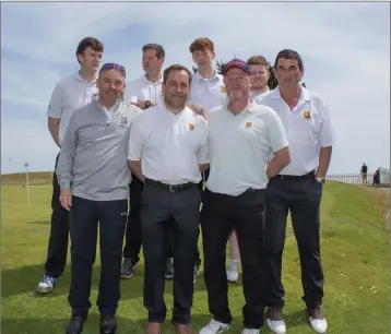  ??  ?? Members of the Bray Golf Club who played in the GUI Senior Cup at Blainroe GC