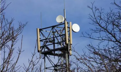  ?? Photograph: Tim Graham/Getty Images ?? A phone mast in the UK. There are no statistics on how many court cases in Denmark are decidedon the basis of mobile phone data, but it
is often used to corroborat­e other evidence.