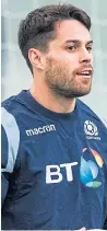  ??  ?? Scotland’s Sean Maitland has total confidence in his squad’s injury replacemen­ts.