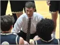  ?? KYLE FRANKO — TRENTONIAN FILE PHOTO ?? Hopewell Valley coach Matt Stein’s team lost at Camden on Wednesday night, but got a valuable high-level game ahead of the MCT and state tournament.