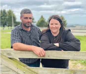  ?? ?? Sheep and beef farmers Dave and Sarah Smith have diversifie­d their farming business into forestry and tourism.