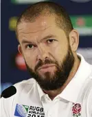  ?? REUTERS ?? Rallying cry: Andy Farrell