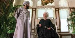  ?? PETER MOUNTAIN, THE ASSOCIATED PRESS ?? Judi Dench, right, and Ali Fazal star in “Victoria and Abdul.”