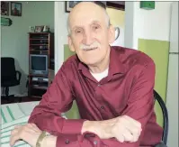  ?? SHARON MONTGOMERY-DUPE/CAPE BRETON POST ?? John Poirier, 82, of New Waterford, relaxes at home. John said he endured significan­t shock and grief after receiving notificati­on his brother Jim Poirier had died. But he was relieved to later learn that the call had been made by mistake and his brother was alive and well. Poirier said he’s telling his story in hopes people making such notificati­ons will be more careful and prevent this unnecessar­y grief from happening to someone else.