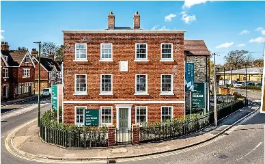  ?? ?? At the heart of the action: Dundee House in the market town of Midhurst, West Sussex