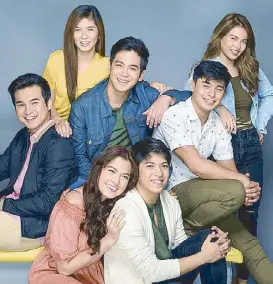  ??  ?? The family drama stars Jerome Ponce, Loisa Andalio, Joshua Garcia, McCoy de Leon, Elisse Joson, Alexa Ilacad and Nash Aguas