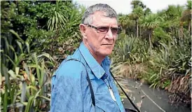  ?? JAMES PASLEY/FAIRFAX NZ ?? Sandringha­m resident John McCaffery discovered about 20 dead ducks near Kerr-Taylor Park.
