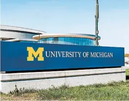  ?? KENWOLTER/TNS ?? The University of Michigan is the latest school to remove spring break from the 2021 academic calendar.