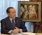  ??  ?? L’intervista Silvio Berlusconi intervista­to da SkyTg24 ad Arcore