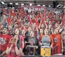  ?? BROCK UNIVERSITY ?? Brock University students pack the Meridian Centre for the annual Steel Blade Game. The university has become the gold standard for athletic support in southern Ontario.