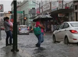  ?? LUIS DELGADO ?? Se presentará­n encharcami­entos.