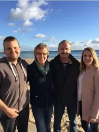  ??  ?? ‘Our last family outing together was to Bournemout­h beach.’